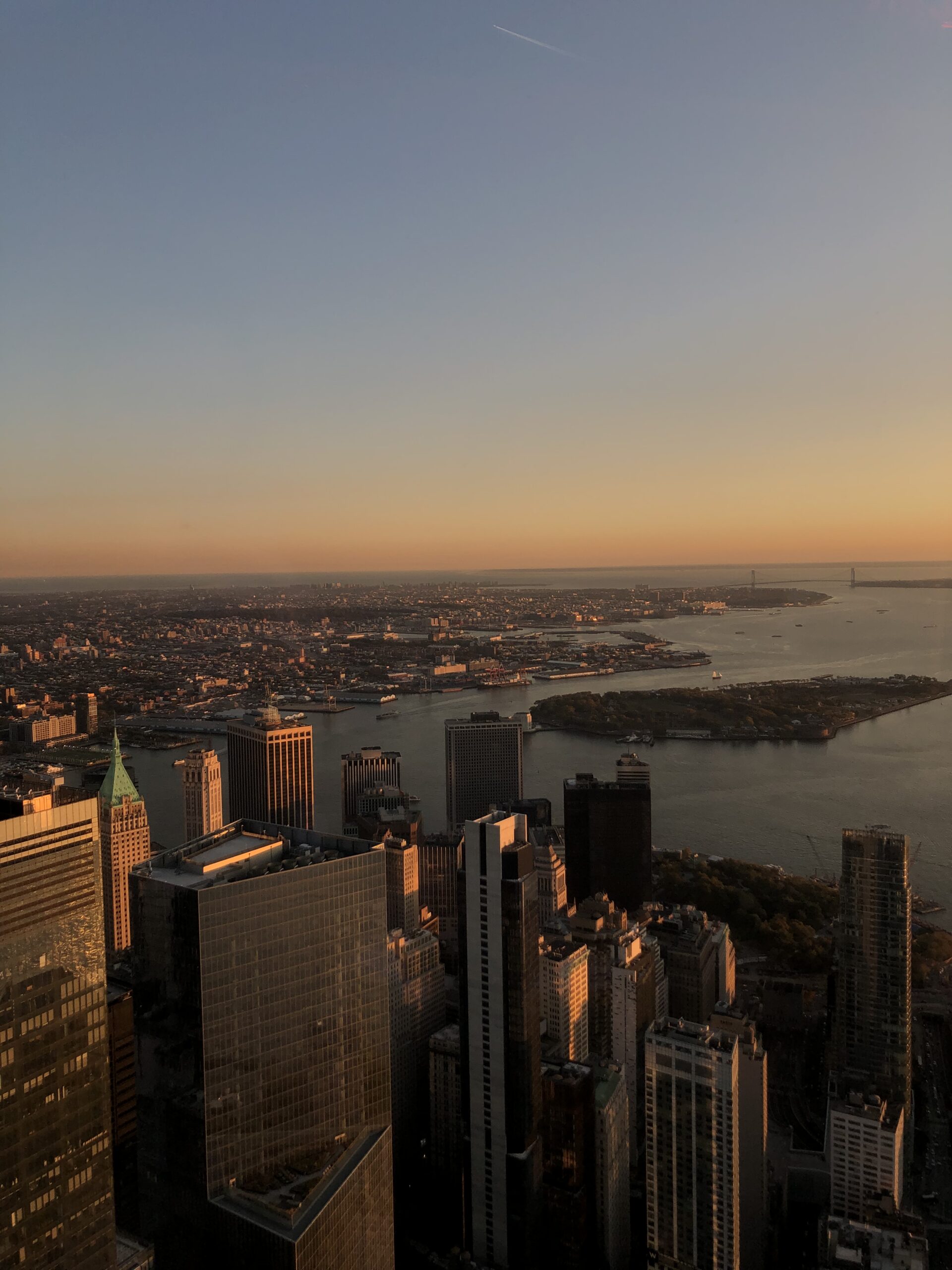 Blick von The Edge auf die Skyline von New York